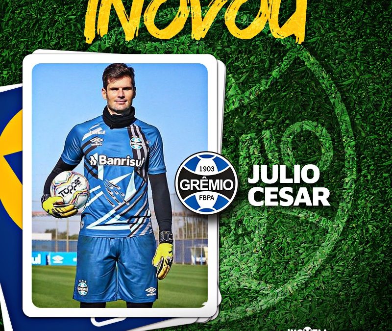 Goleiro Julio Cesar, atleta do Grêmio, é agora assessorado pela Inovem Comunicação