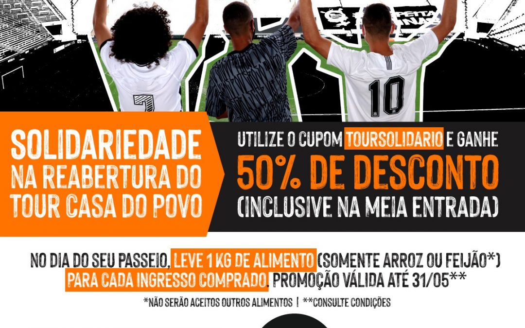 Tour da Neo Química Arena volta no dia 24 de abril com ação social e 50% de desconto para a Fiel